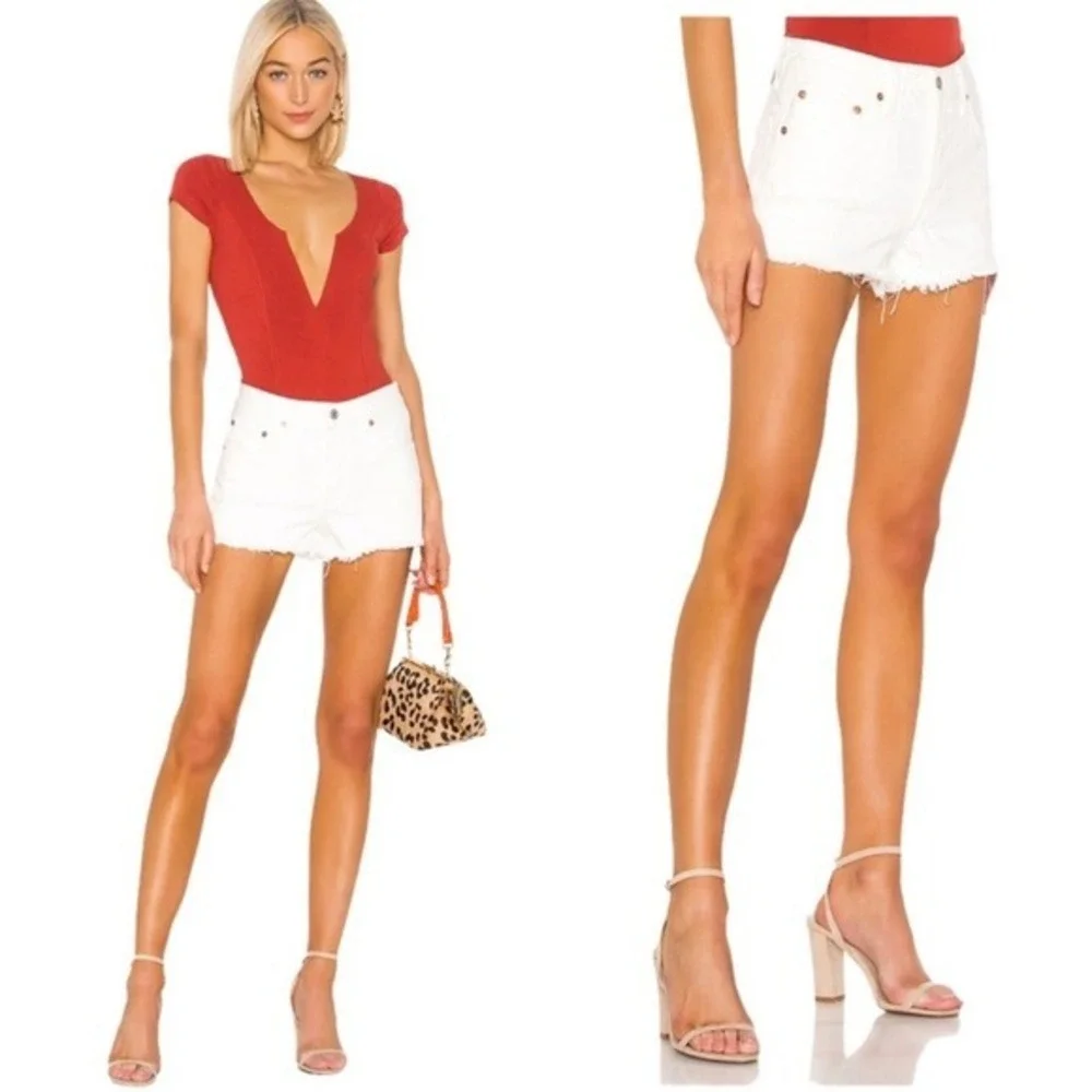 LEVI'S‎ 501 Denim Jean Short in Pearly White Size W30
